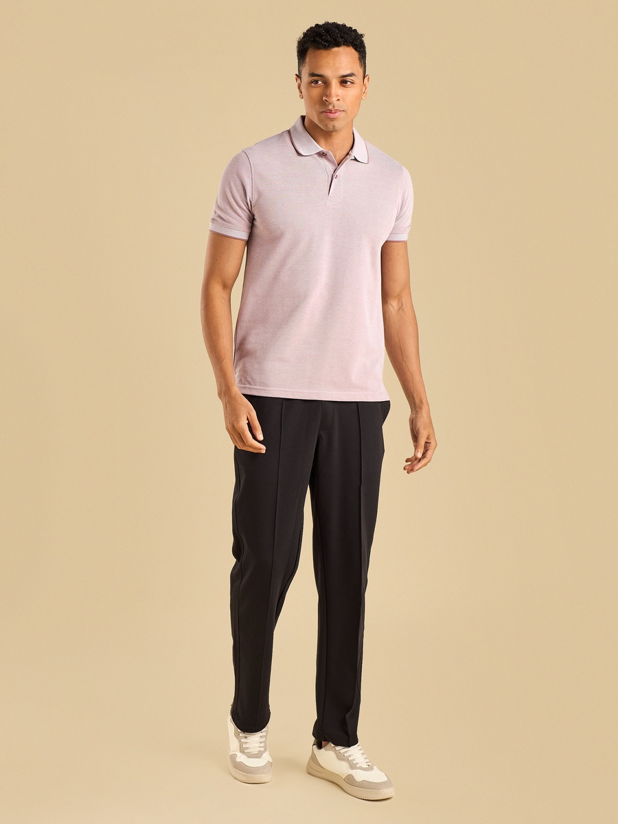 Textured Polo T-Shirt