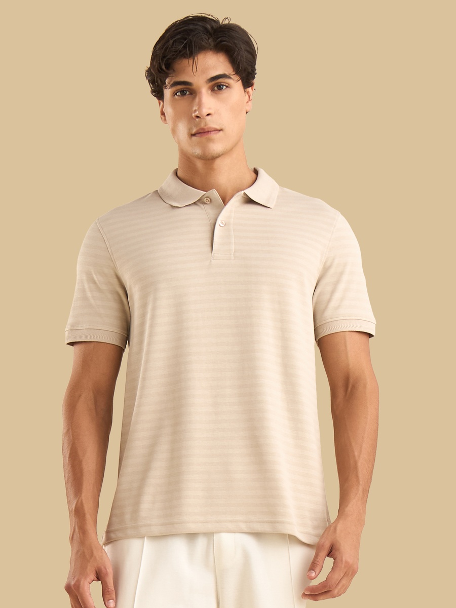 Striped Polo T-Shirt
