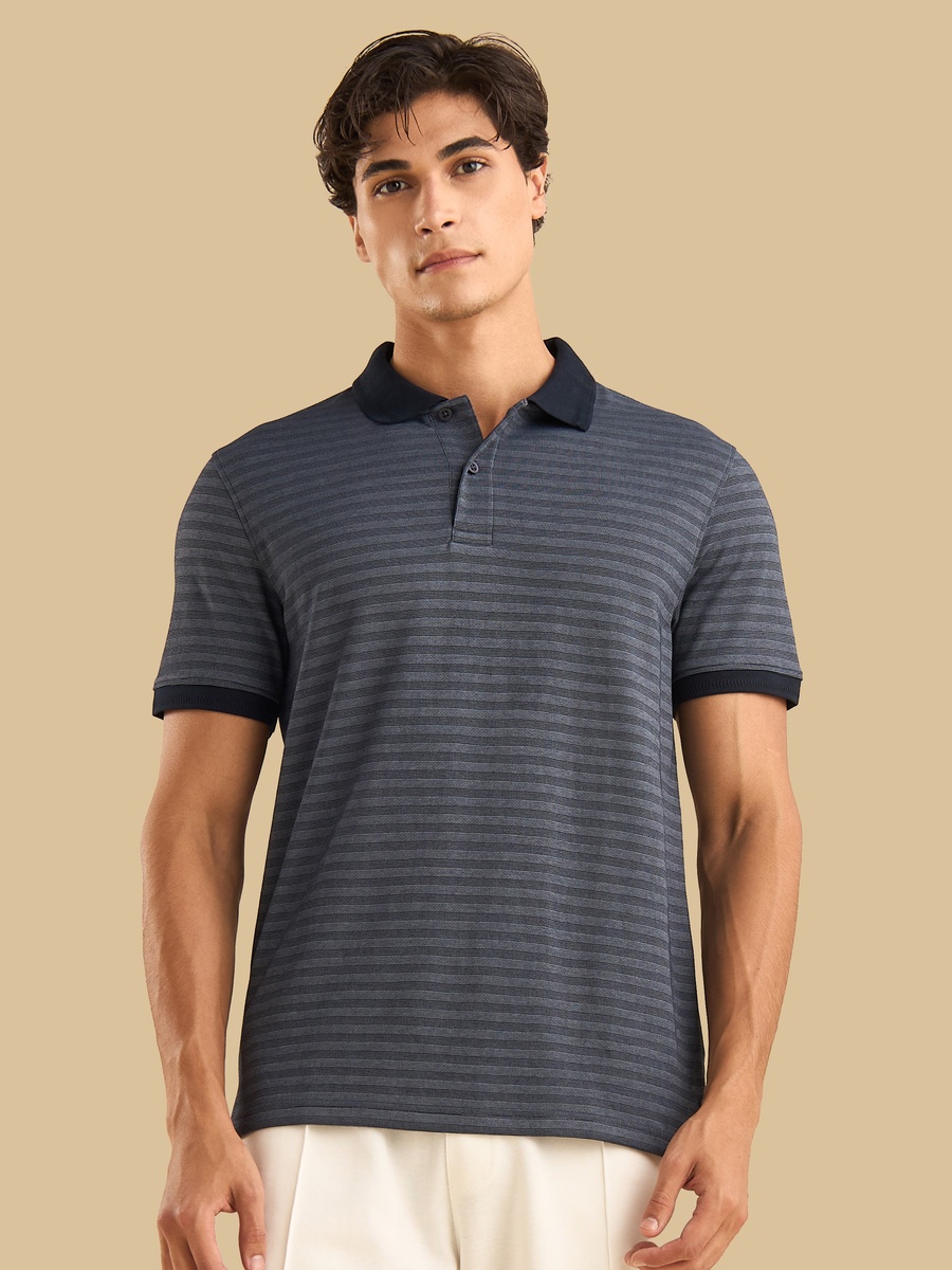Striped Polo T-Shirt