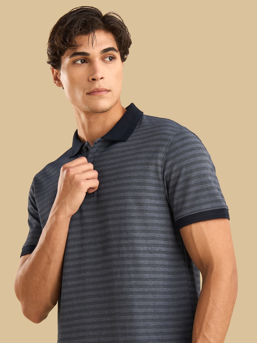 Striped Polo T-Shirt