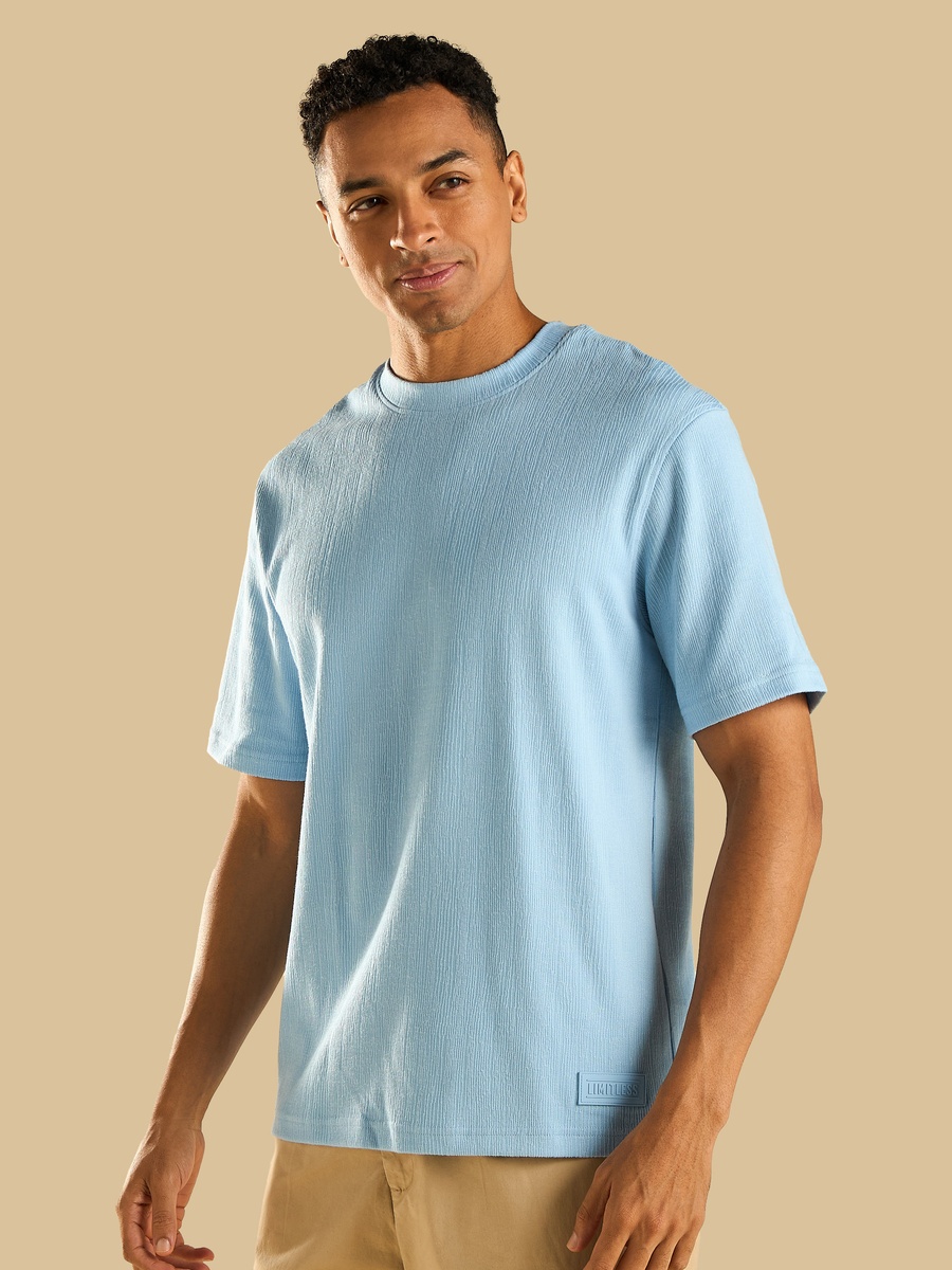 Textured Comfort Fit T-Shirt