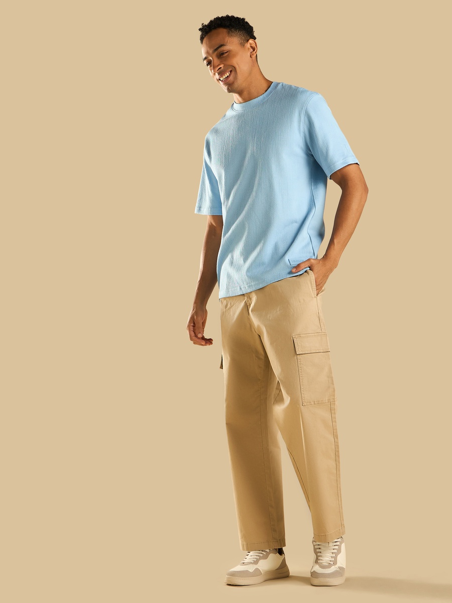 Textured Comfort Fit T-Shirt