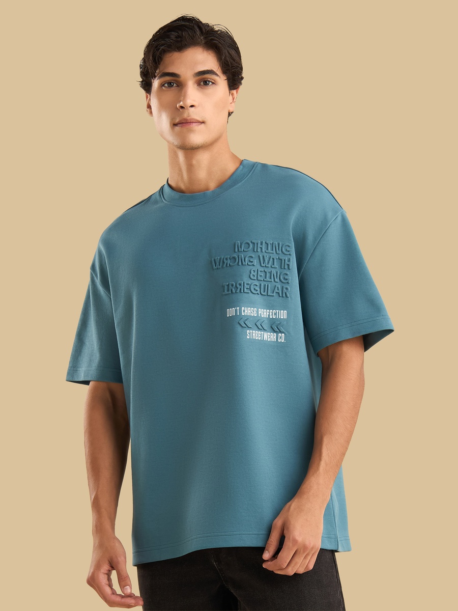 Embossed Oversized T-Shirt