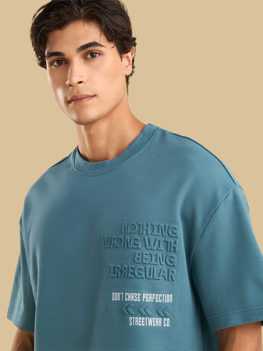 Embossed Oversized T-Shirt