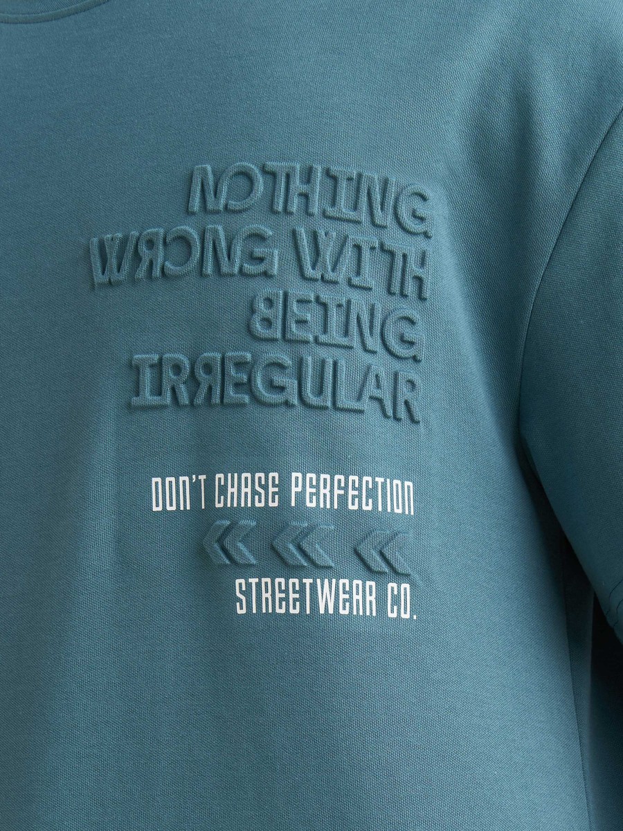 Embossed Oversized T-Shirt