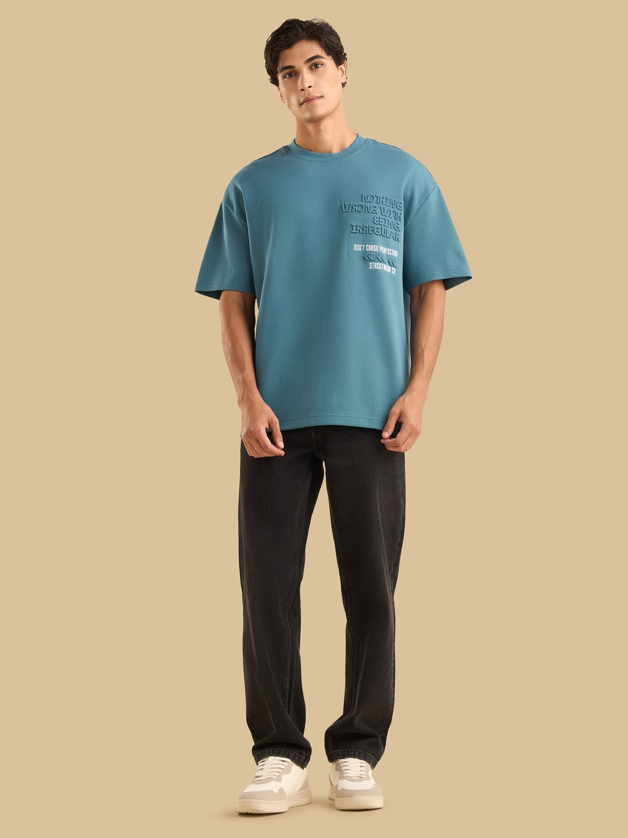 Embossed Oversized T-Shirt