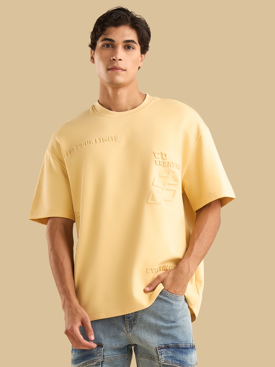 Embossed Oversized T-Shirt