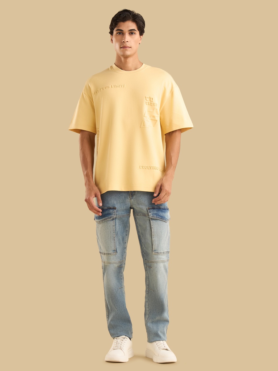 Embossed Oversized T-Shirt