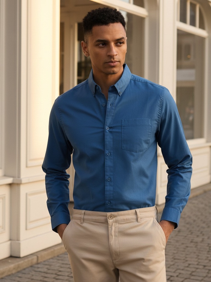 Oxford Shirt with Chest Pocket