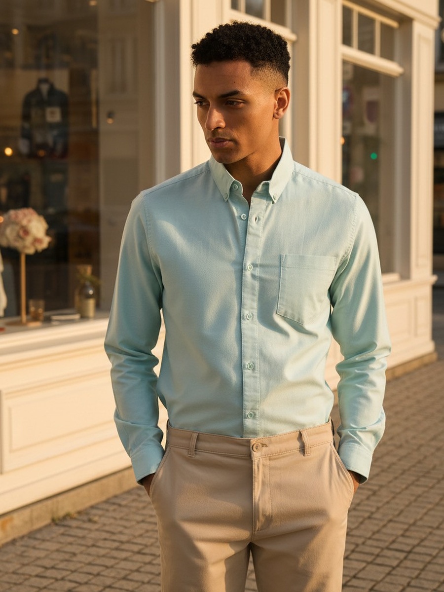 Oxford Shirt with Chest Pocket