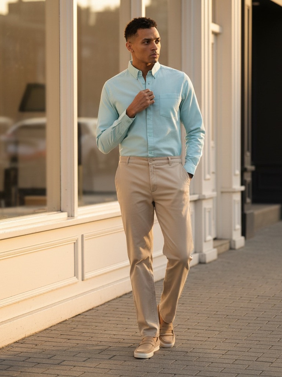 Oxford Shirt with Chest Pocket