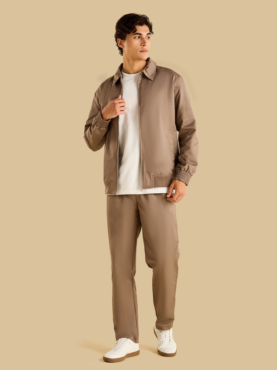 Twill Jacket with Hem Detail