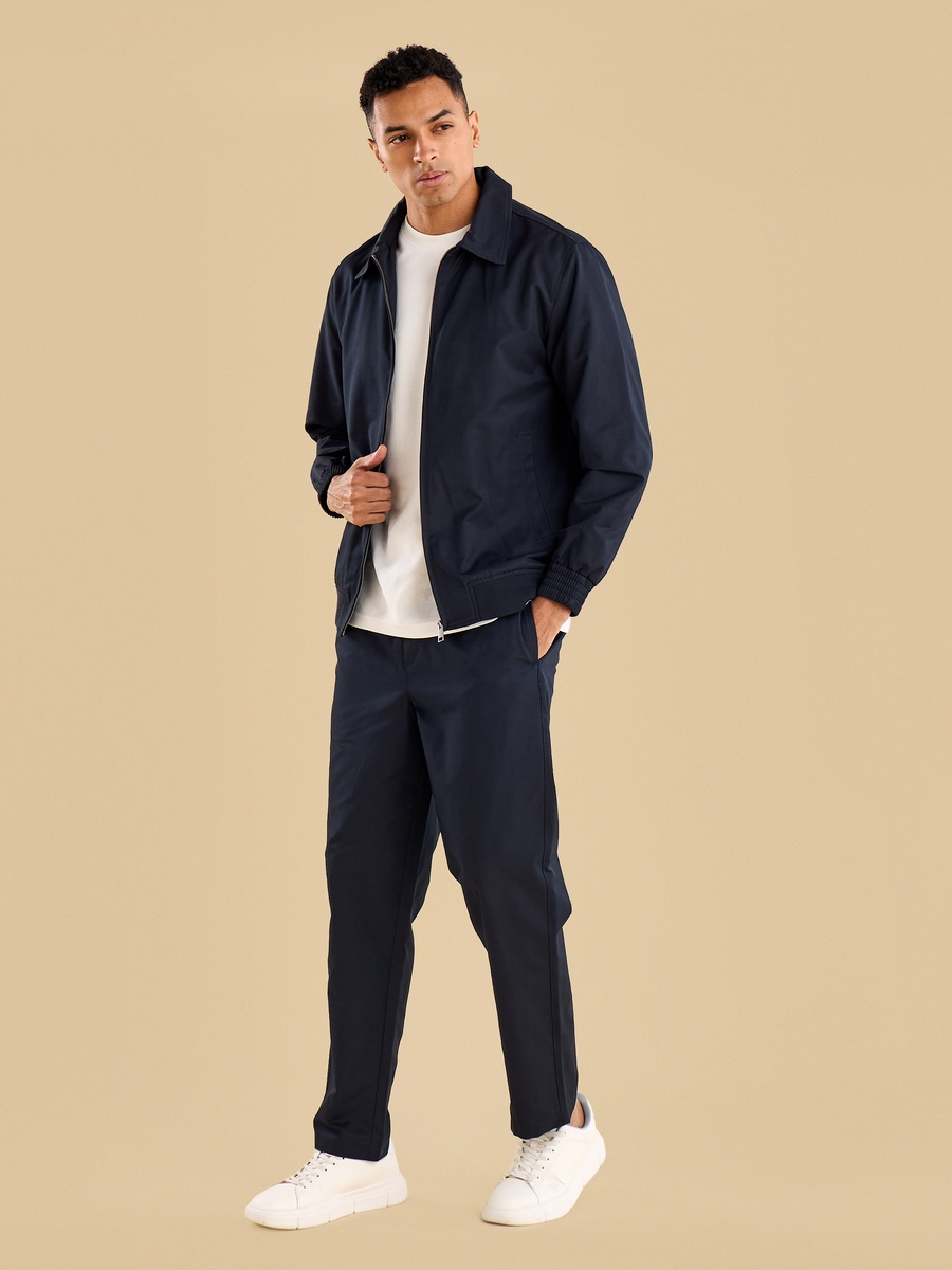 Twill Jacket with Hem Detail