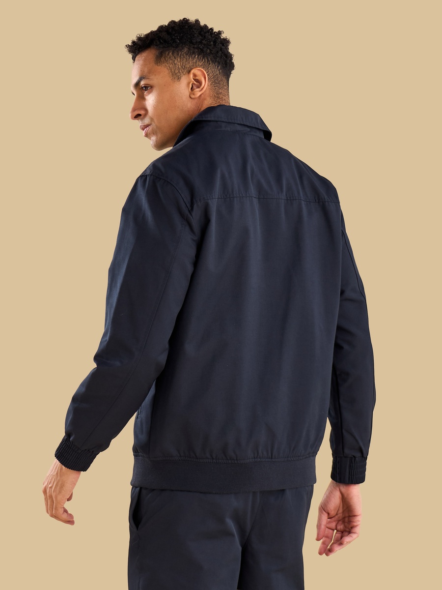 Twill Jacket with Hem Detail