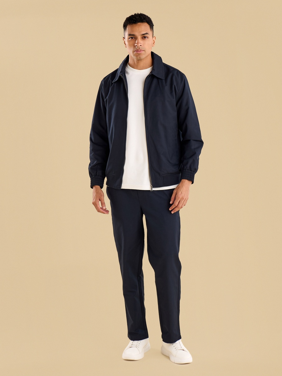 Twill Jacket with Hem Detail