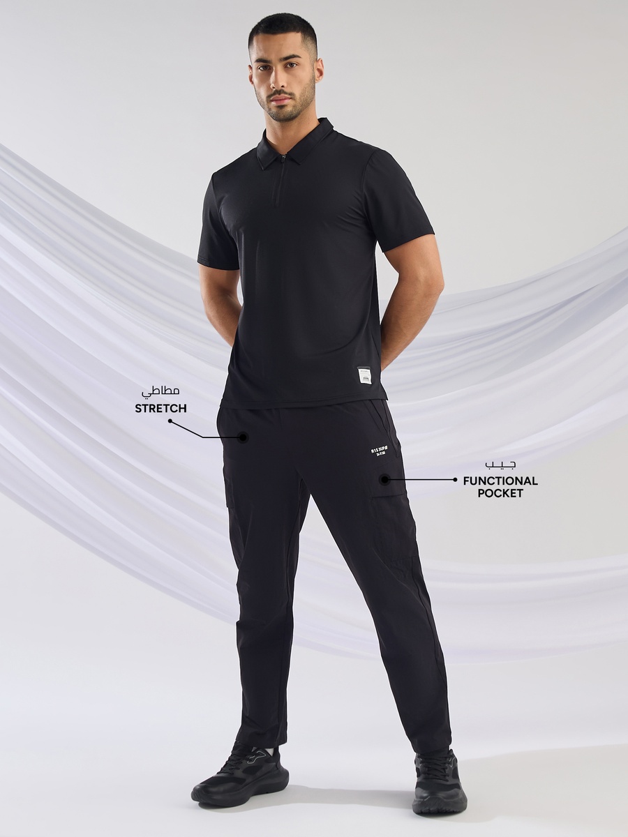 Printed Performance Cargo Joggers