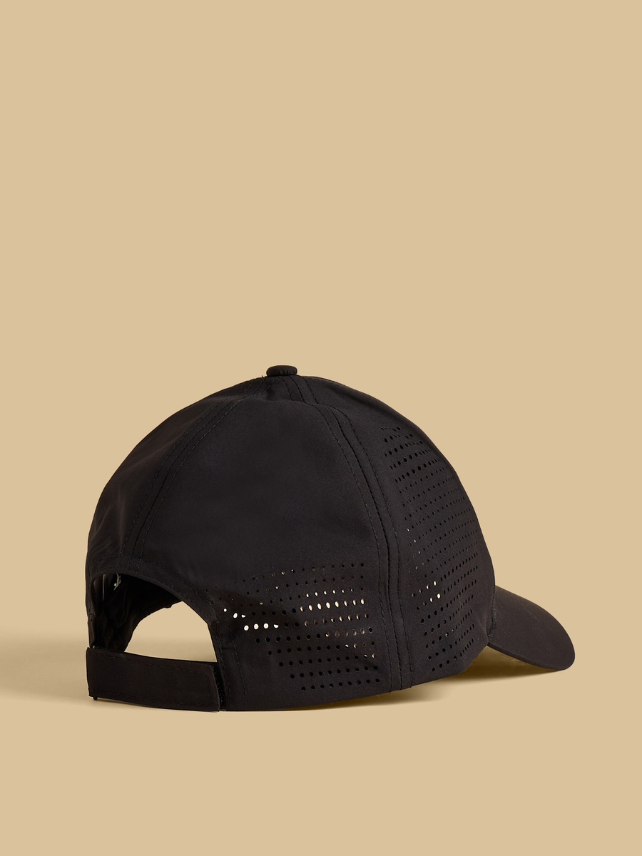 Perforated Cap with Hook and Loop Strap Closure
