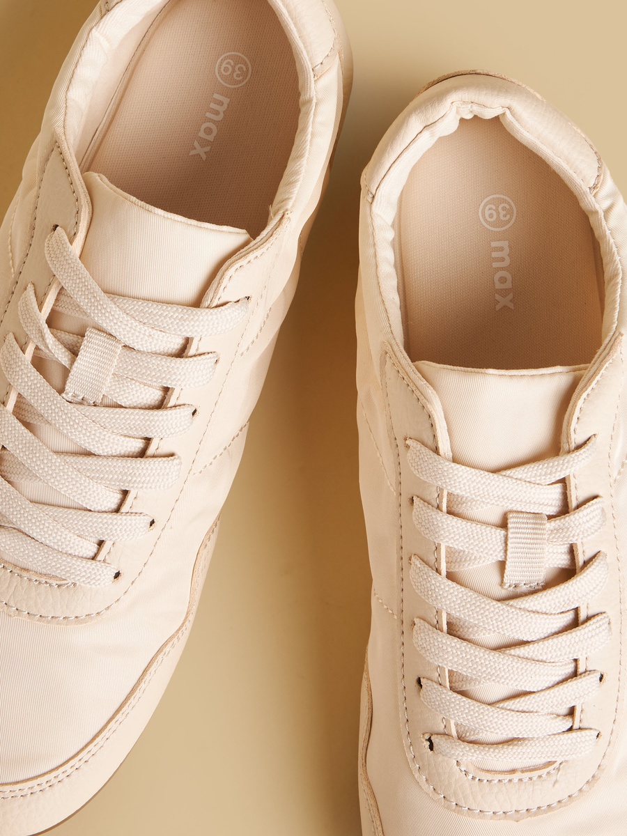 Panelled Lace-Up Shoes