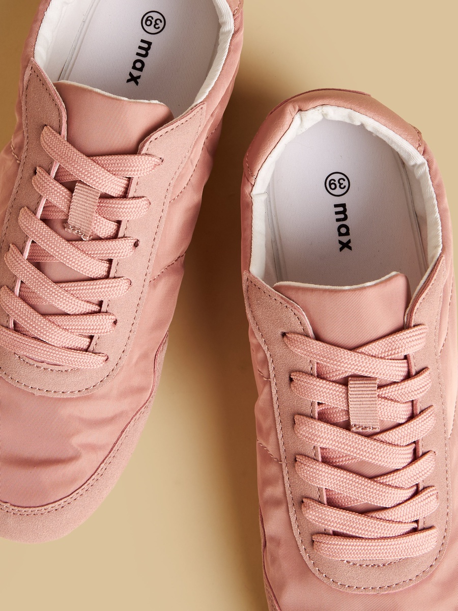 Panelled Lace-Up Shoes