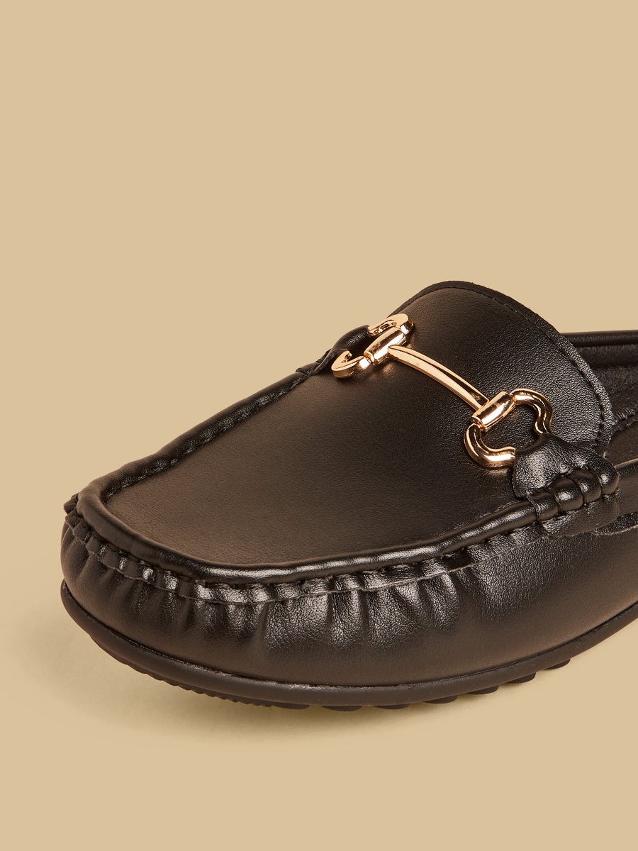 Metallic Accent Mules