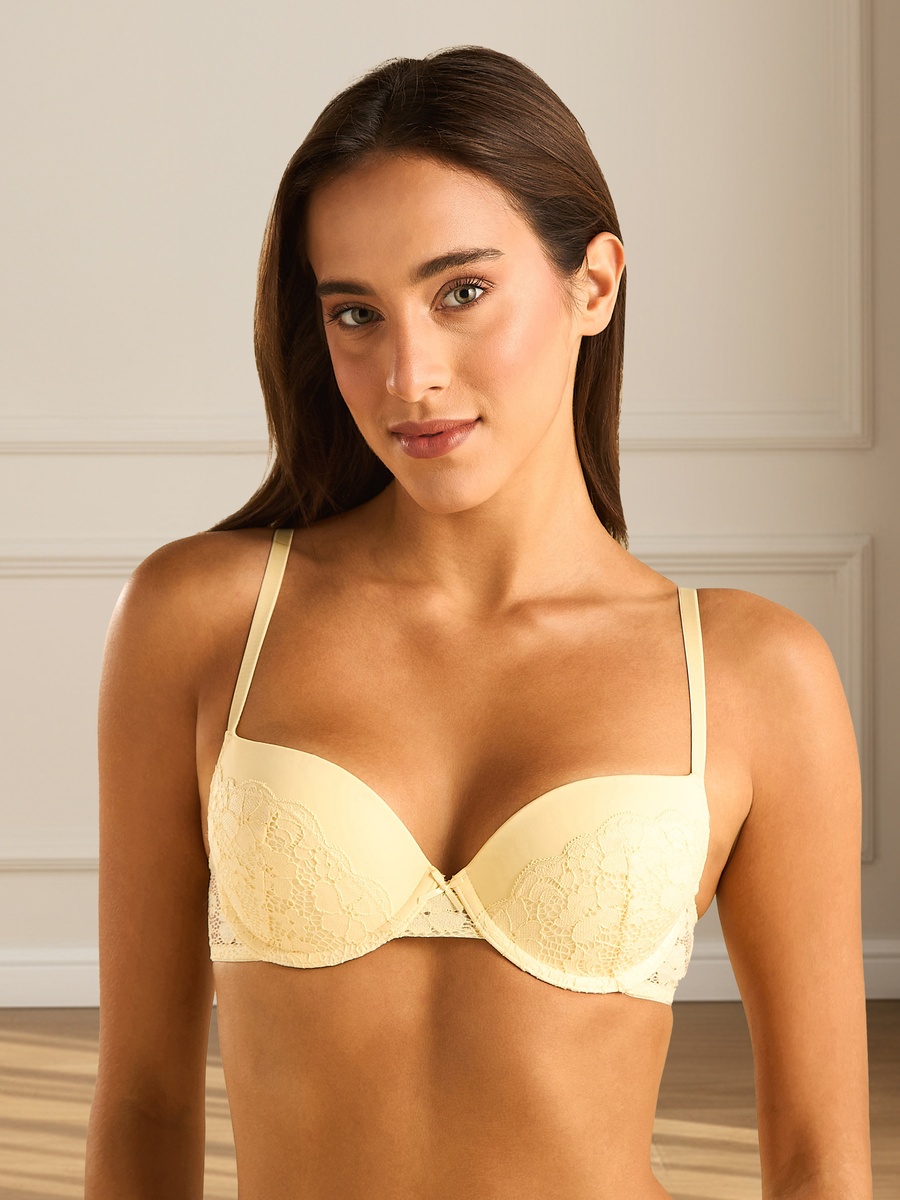 Pack of 2 - Lace Push-Up Wired Demi Bra