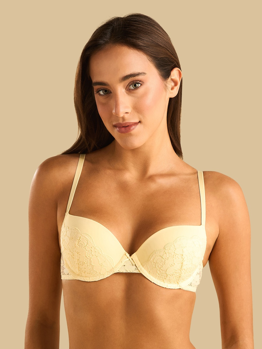 Pack of 2 - Lace Push-Up Wired Demi Bra