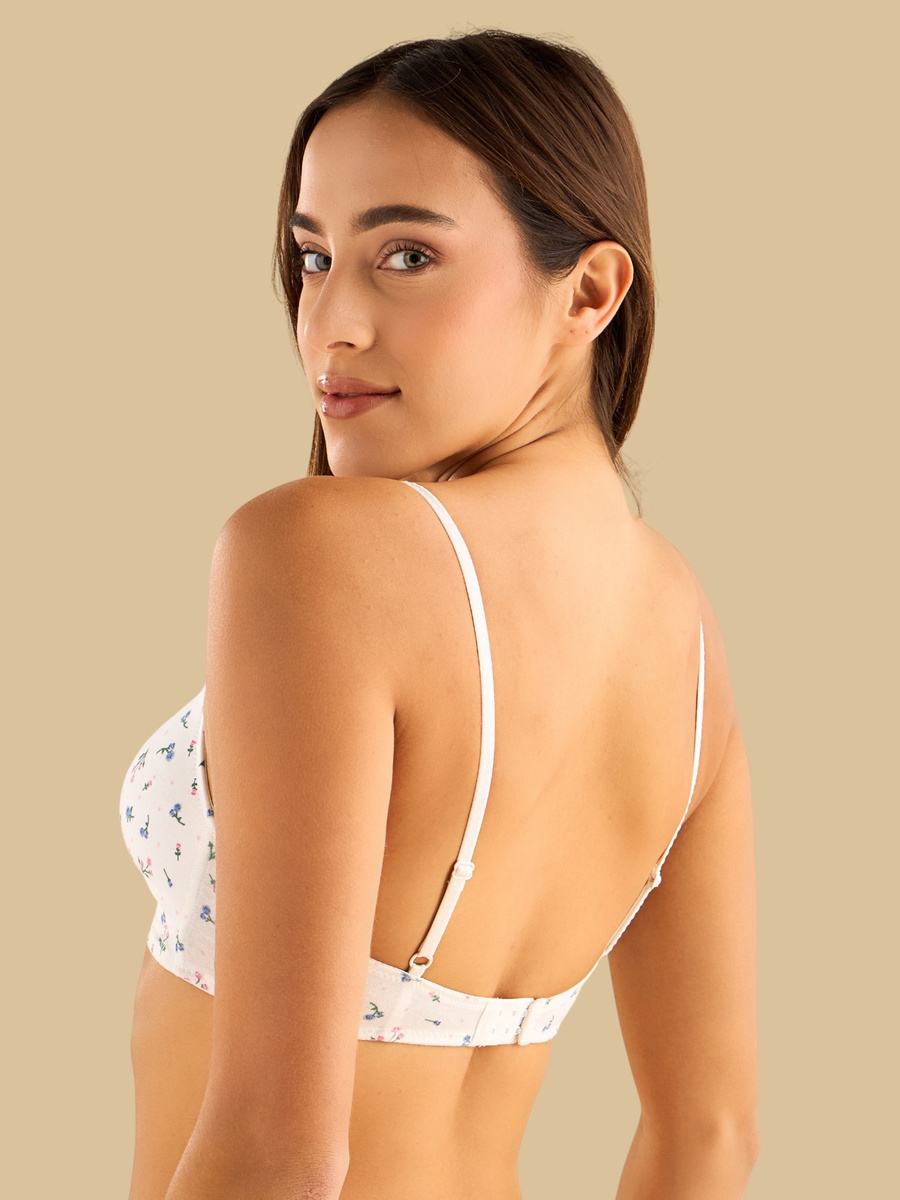 Pack of 2 - Padded Non-Wired A-Frame Bra