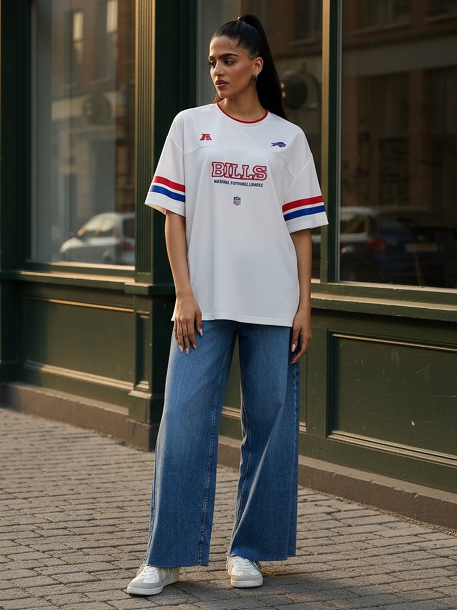 NFL Buffalo Bills Print Oversized T-Shirt
