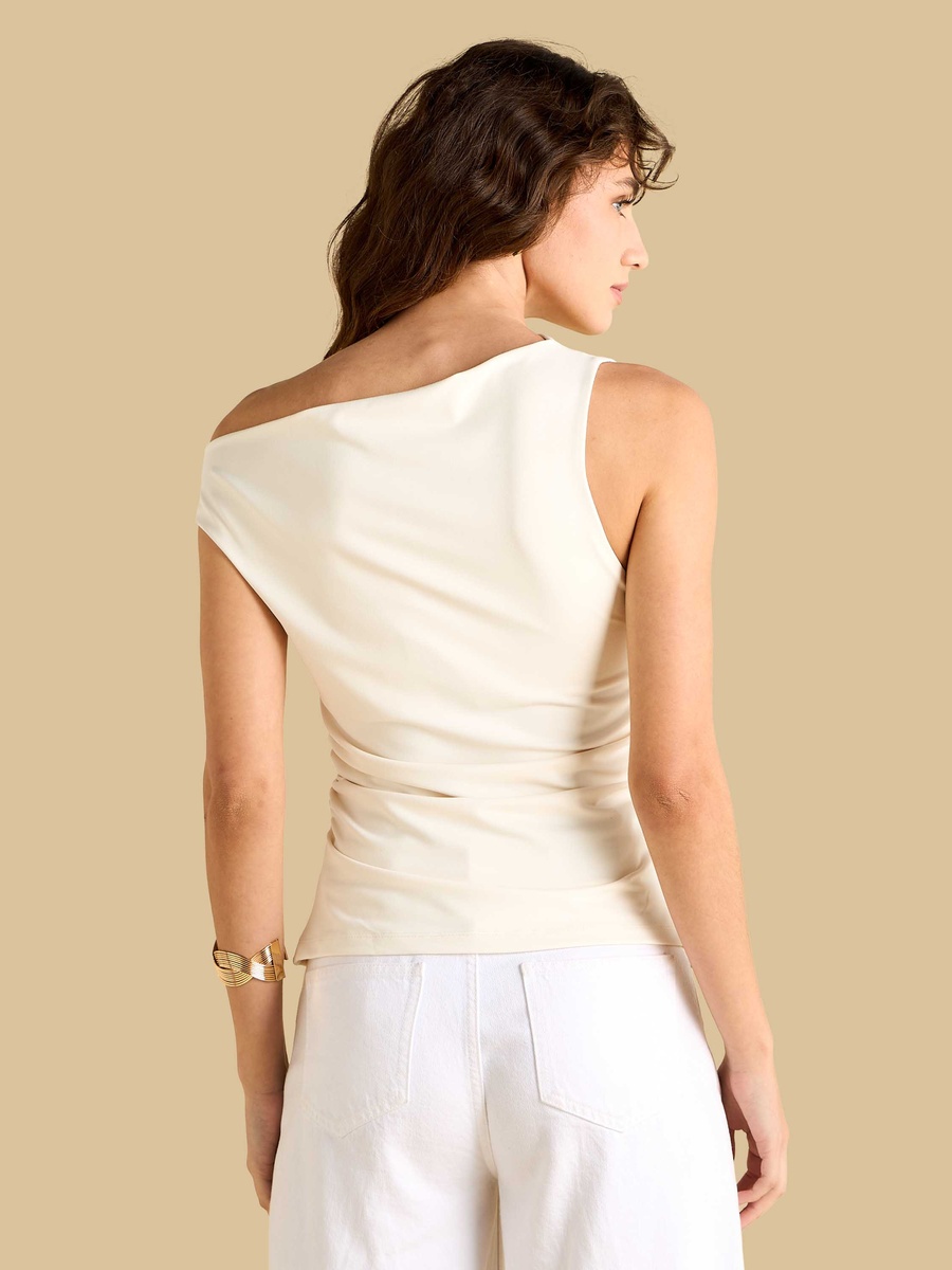 Off Shoulder Top with Ruched Design