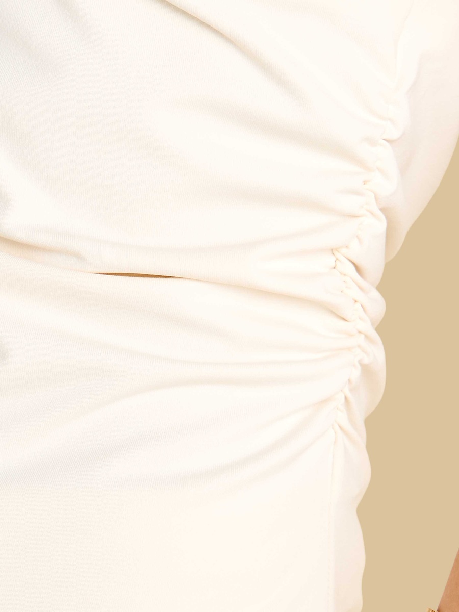 Off Shoulder Top with Ruched Design