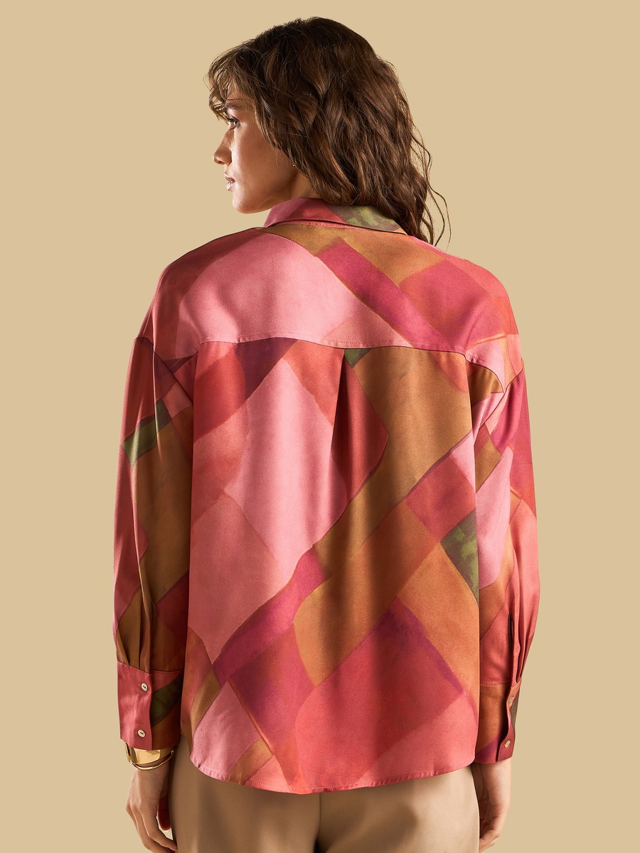 Oversized Crepe Shirt