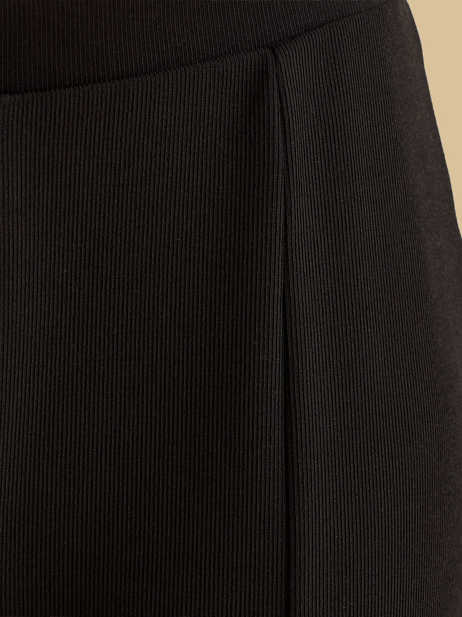 Flared Pants with Pintuck Detail