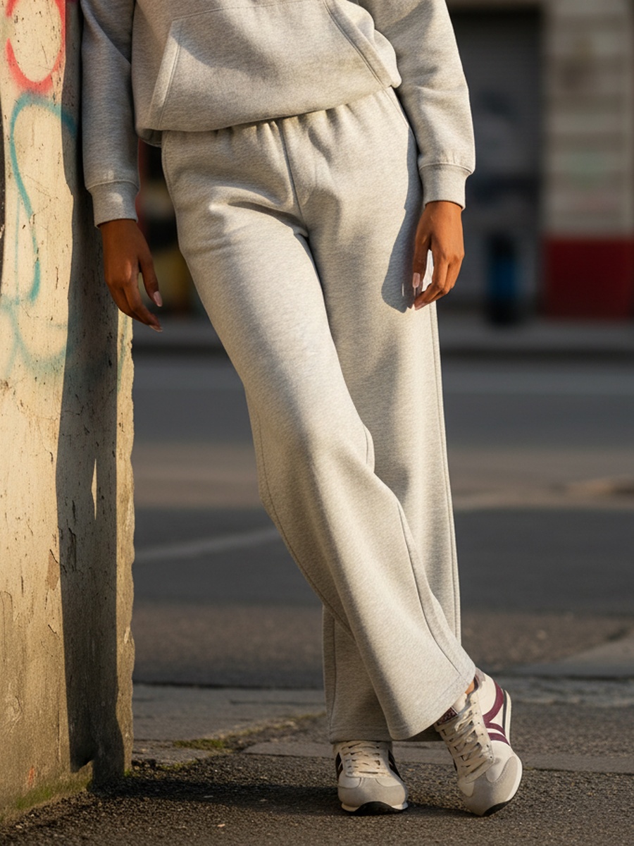 Wide Leg Track Pants