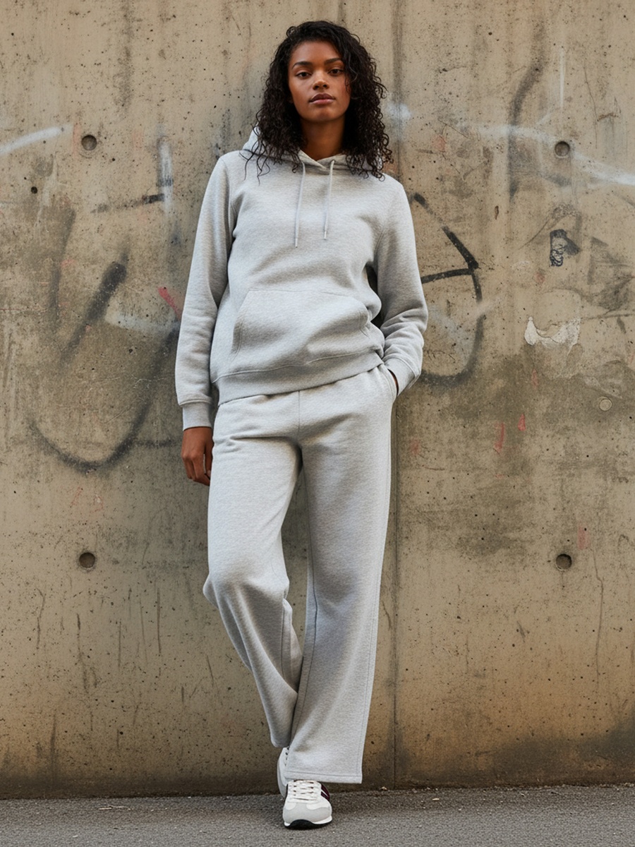 Wide Leg Track Pants