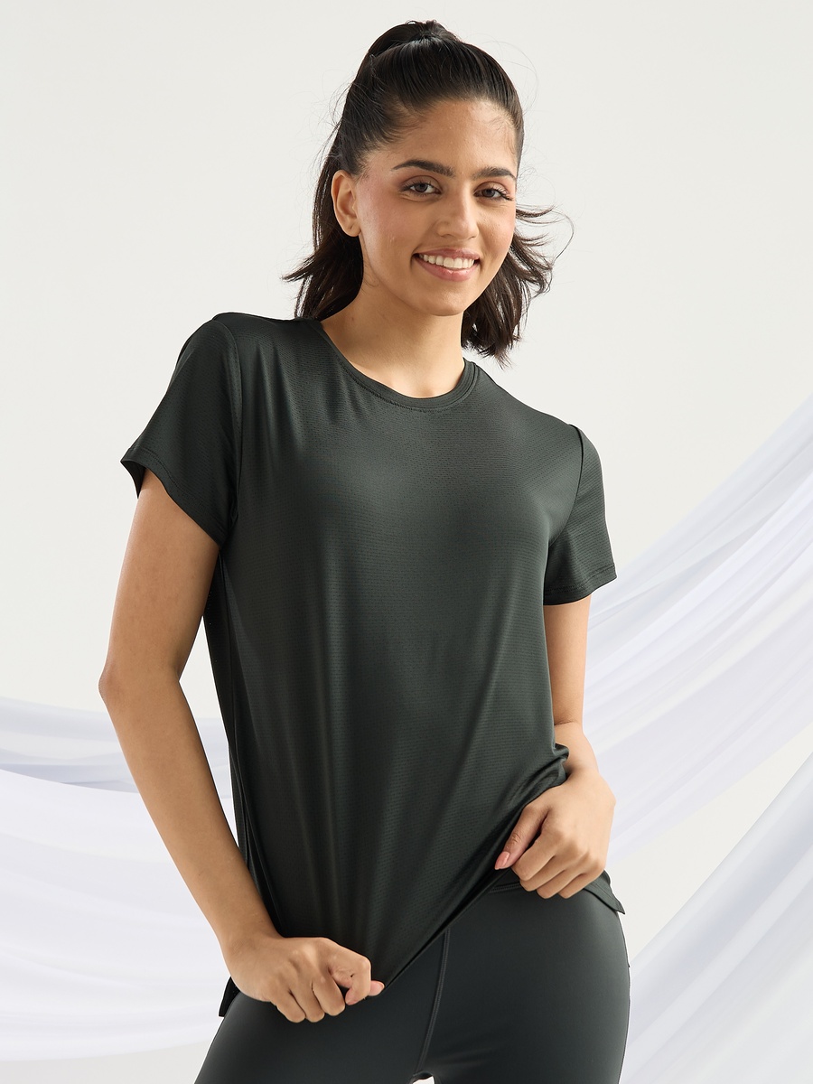 Regular Fit Textured T-Shirt