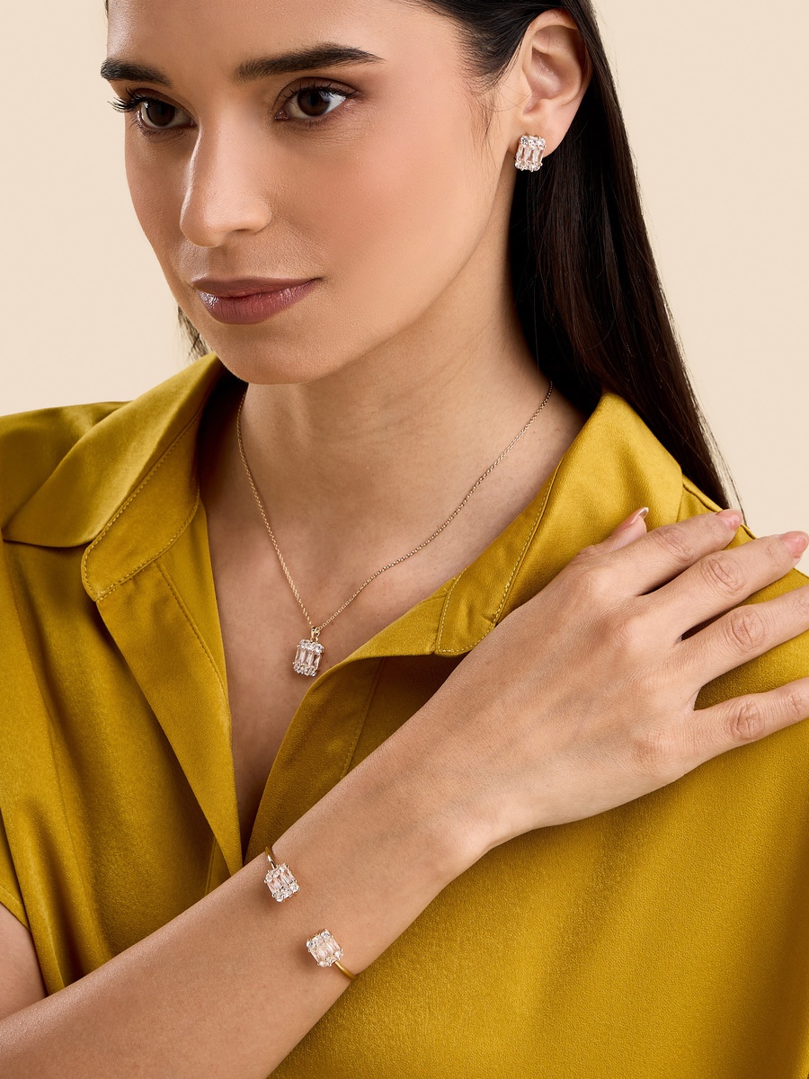 Stone Embellished 3-Piece Jewellery Set