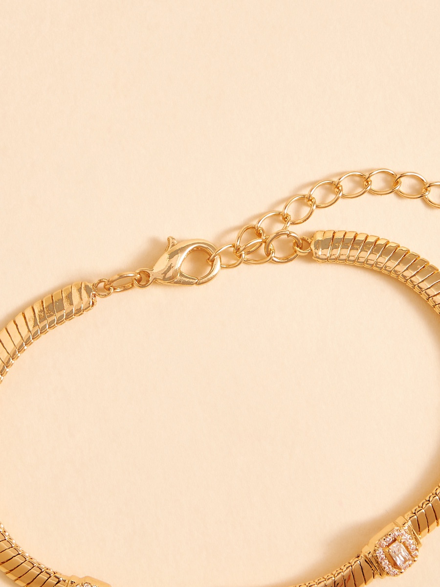 Pack of 3 - Embellished Bracelet with Lobster Clasp