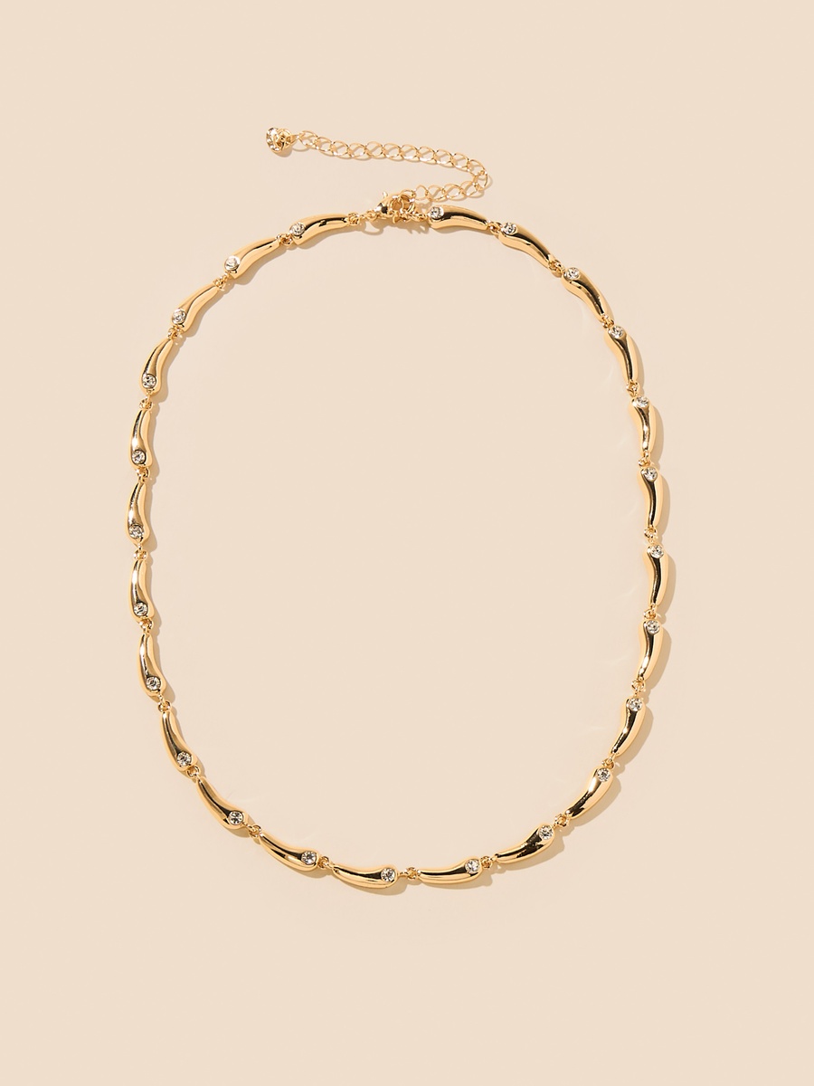 Embellished Necklace and Bracelet Set