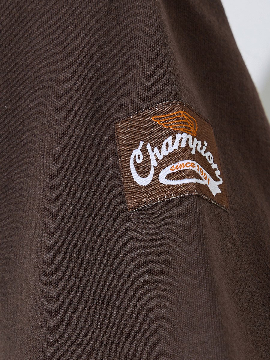 Brown Slogan Print Oversized T-Shirt