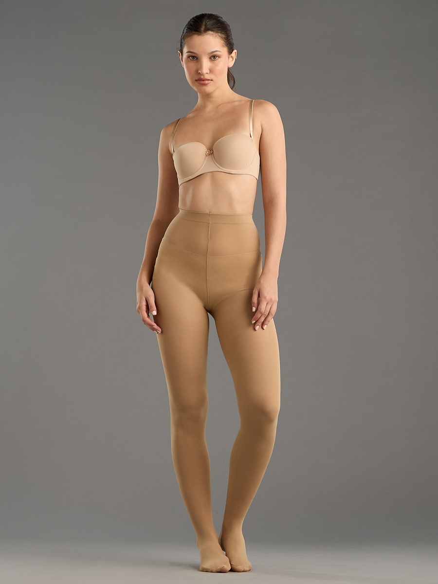 Full Length Plain Tights with Elasticised Waistband