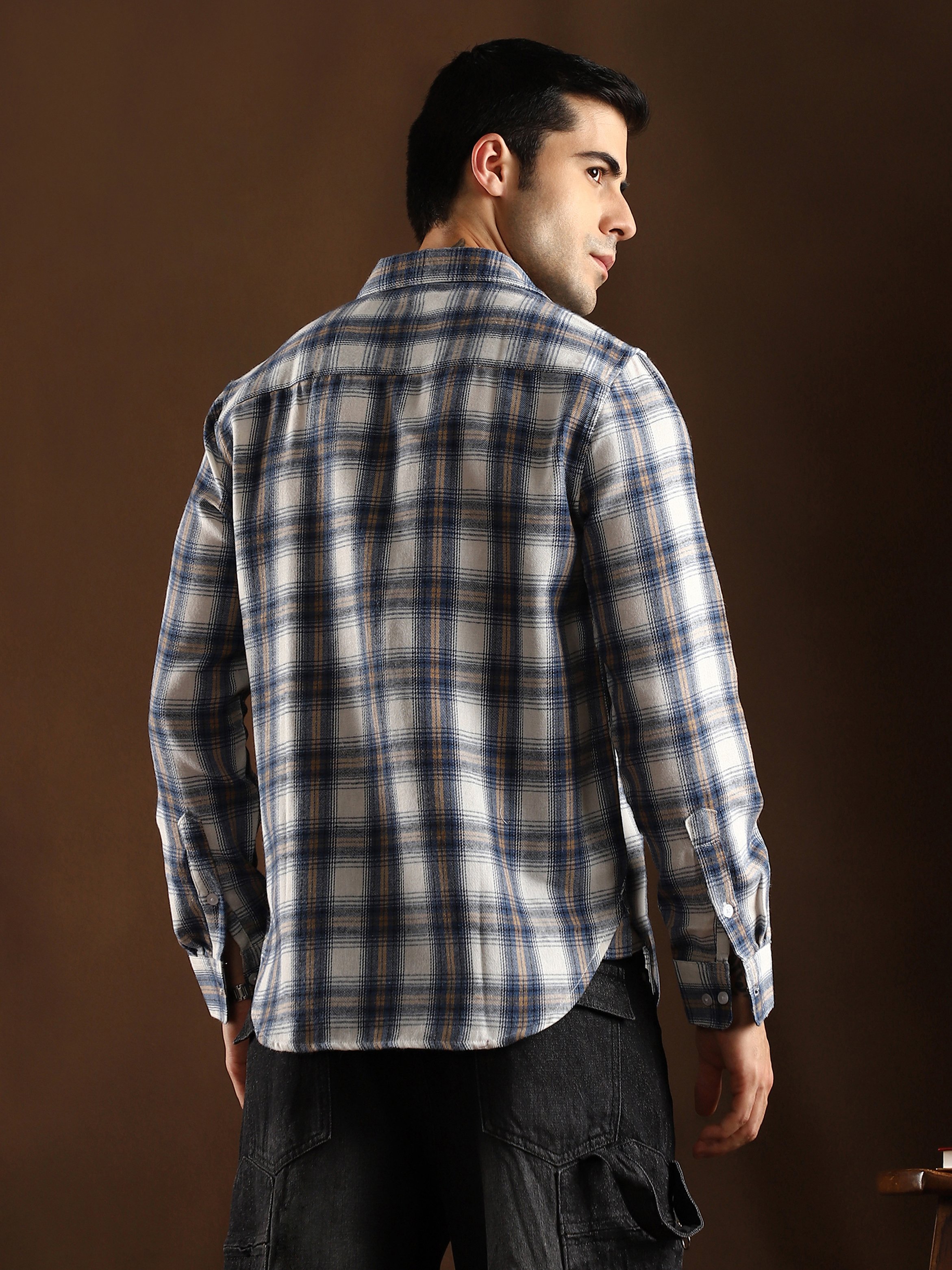 Men Checkered Regular Shirt