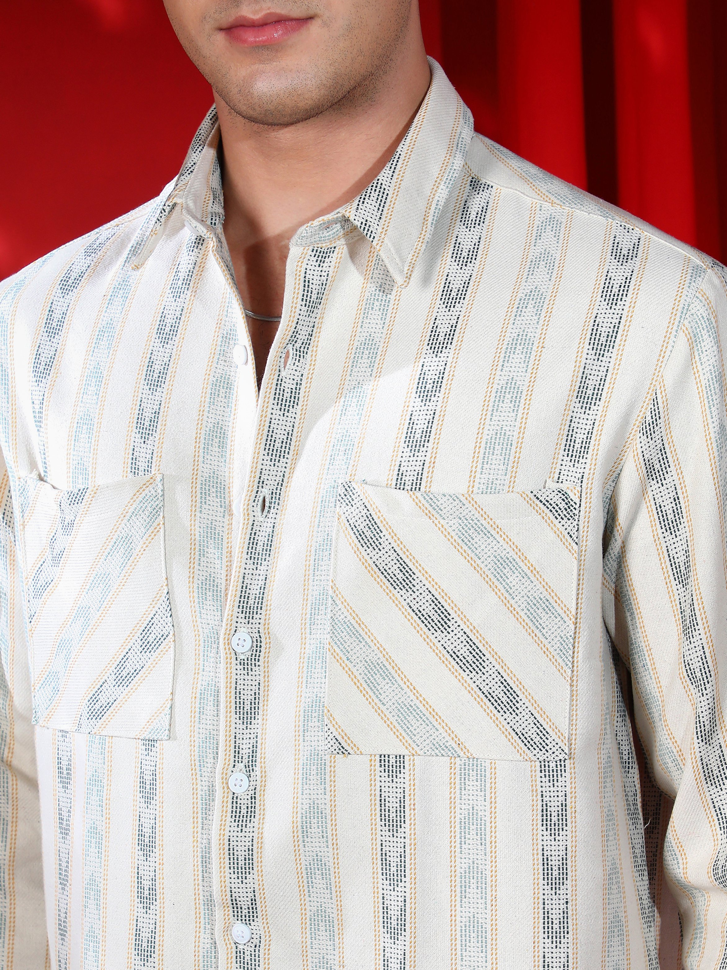 Men Off-White Indie Utility Shirt