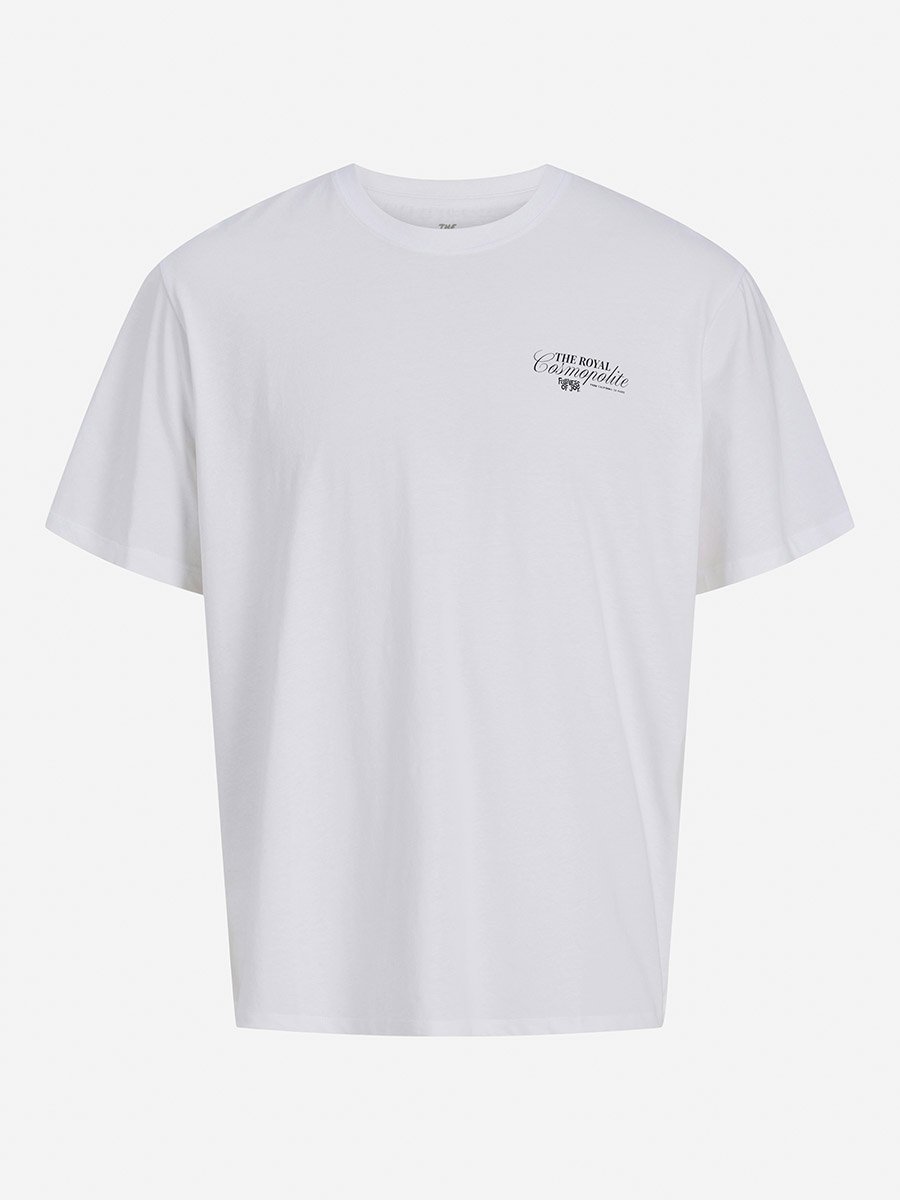White Crew Neck Oversized T-Shirt