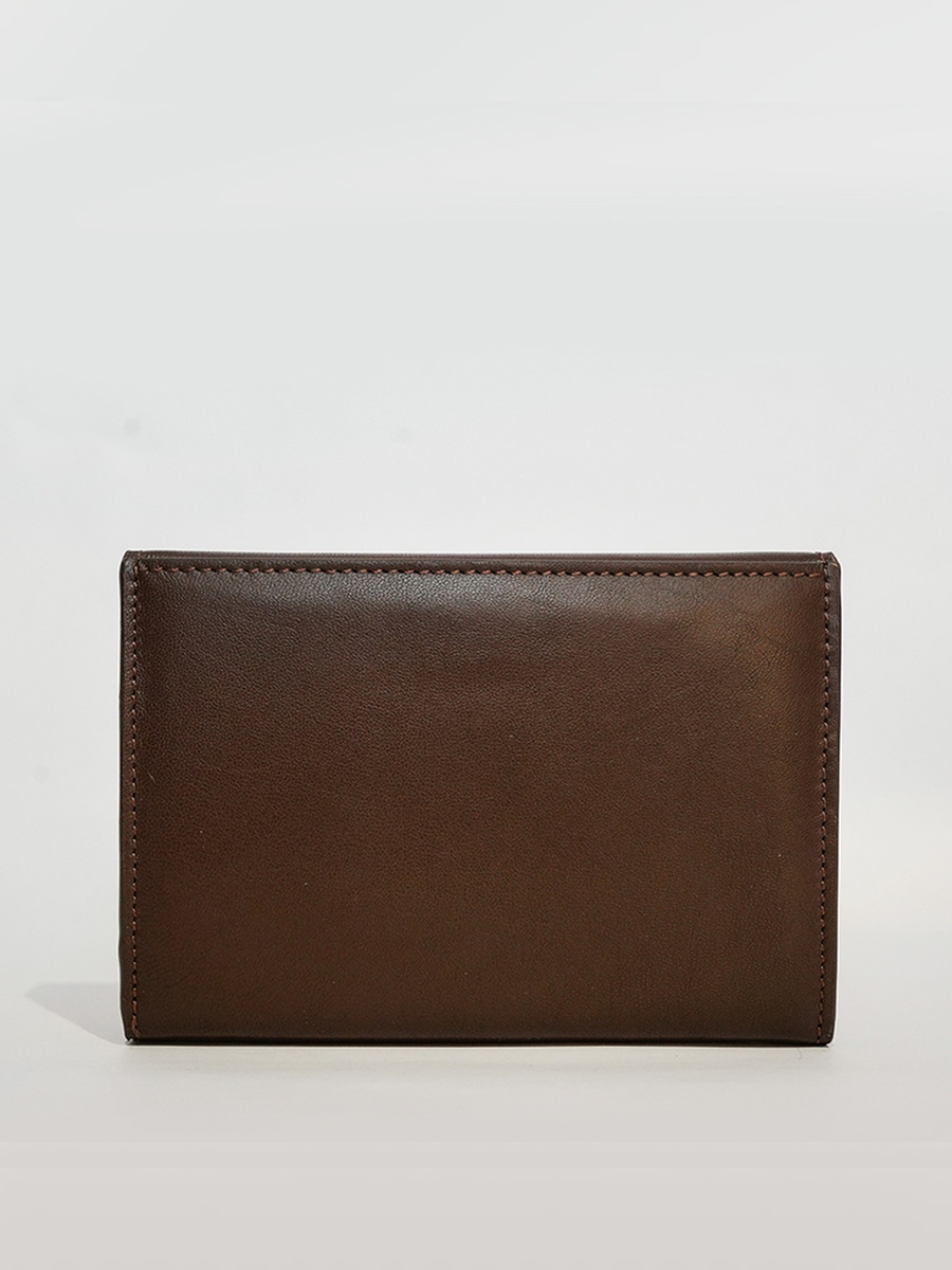 Logo Detail Turn-Lock Wallet