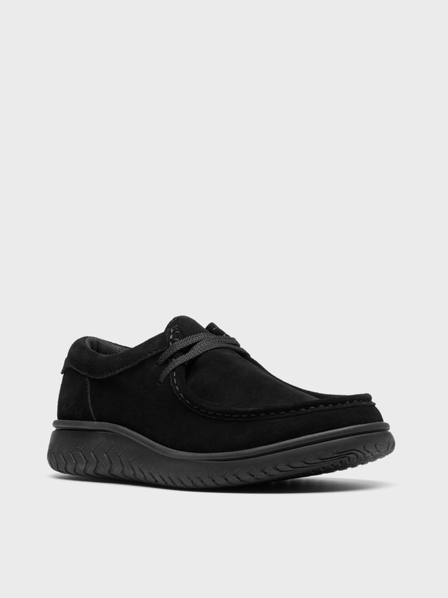 Men Black Suede Shoes