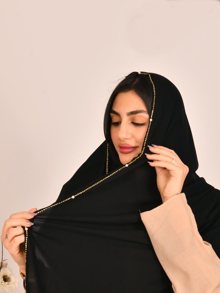 Embellished Edge Hijab