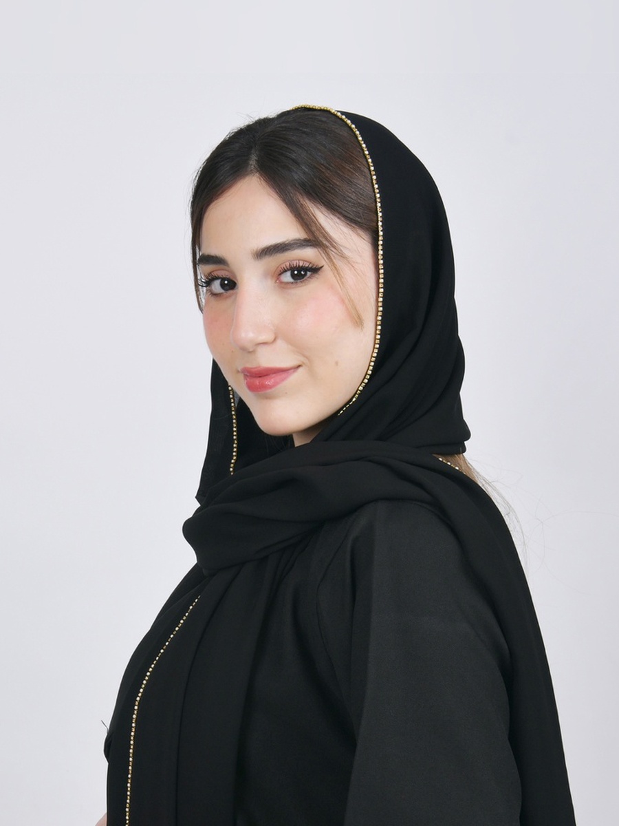 Beaded Trim Hijab