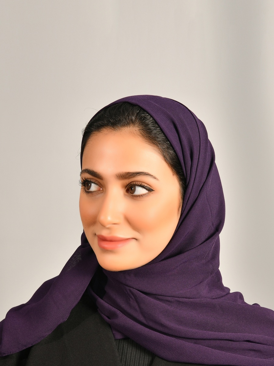 حجاب حرير سادة