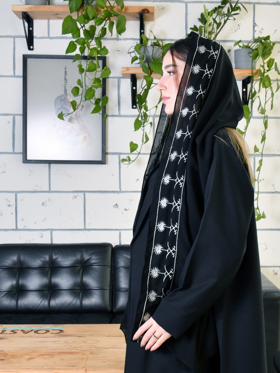 Embroidered Logo Hijab