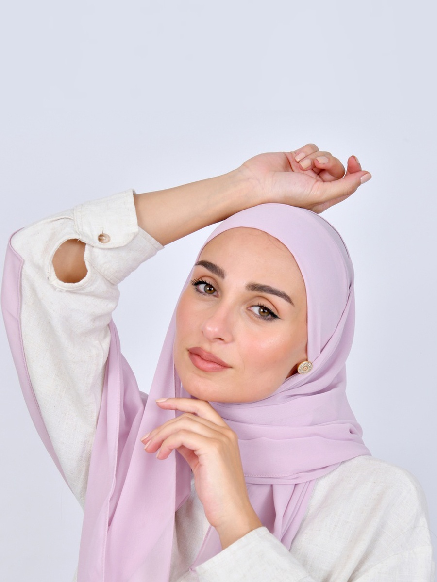 Chiffon Hijab with Tie Closure